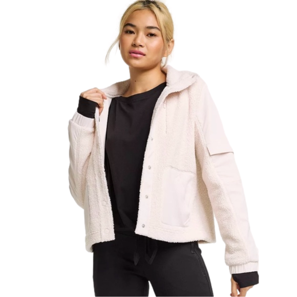 FLX Jackets & Blazers - Women's FLX Boucle Mixed Media Jacket NWOT